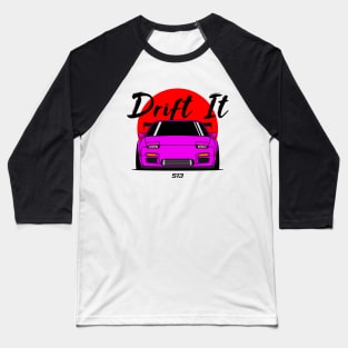 Pink S13 Front Baseball T-Shirt